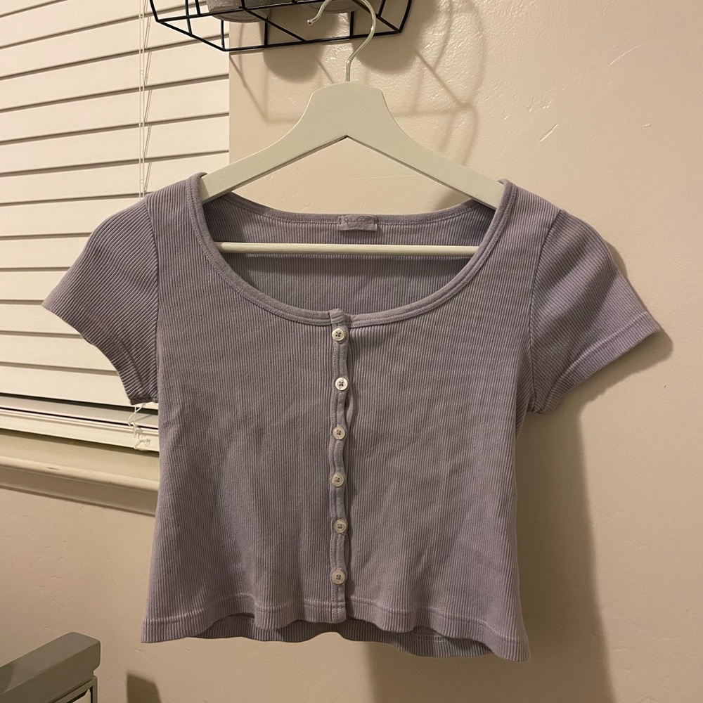 john galt purple zelly top 💜